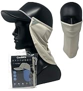 CoolNES - UV Sun Protection Neck Drape Adjustable Multifunctional 2 in 1 Face Covering for Outdoo...