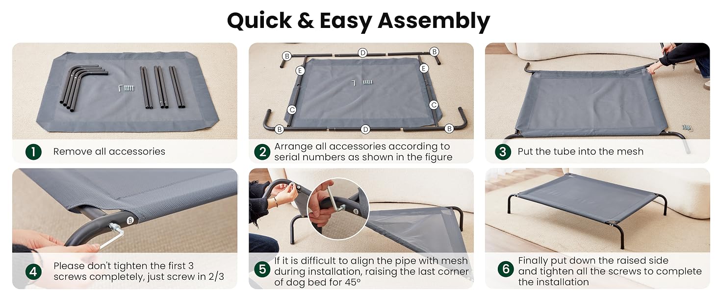 Quick & Easy Assembly