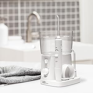 Waterpik Nano Plus Water Flosser WP-320 in Bathroom
