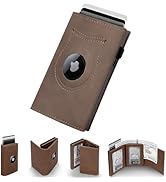 Wallet for Men Minimalist Compact Pop Up Credit Card Holder, Front Pocket Smart RFID Blocking Men...