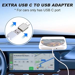 car cd player USB C