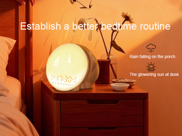 Smart Sunrise Alarm Clock with No Signup APP
