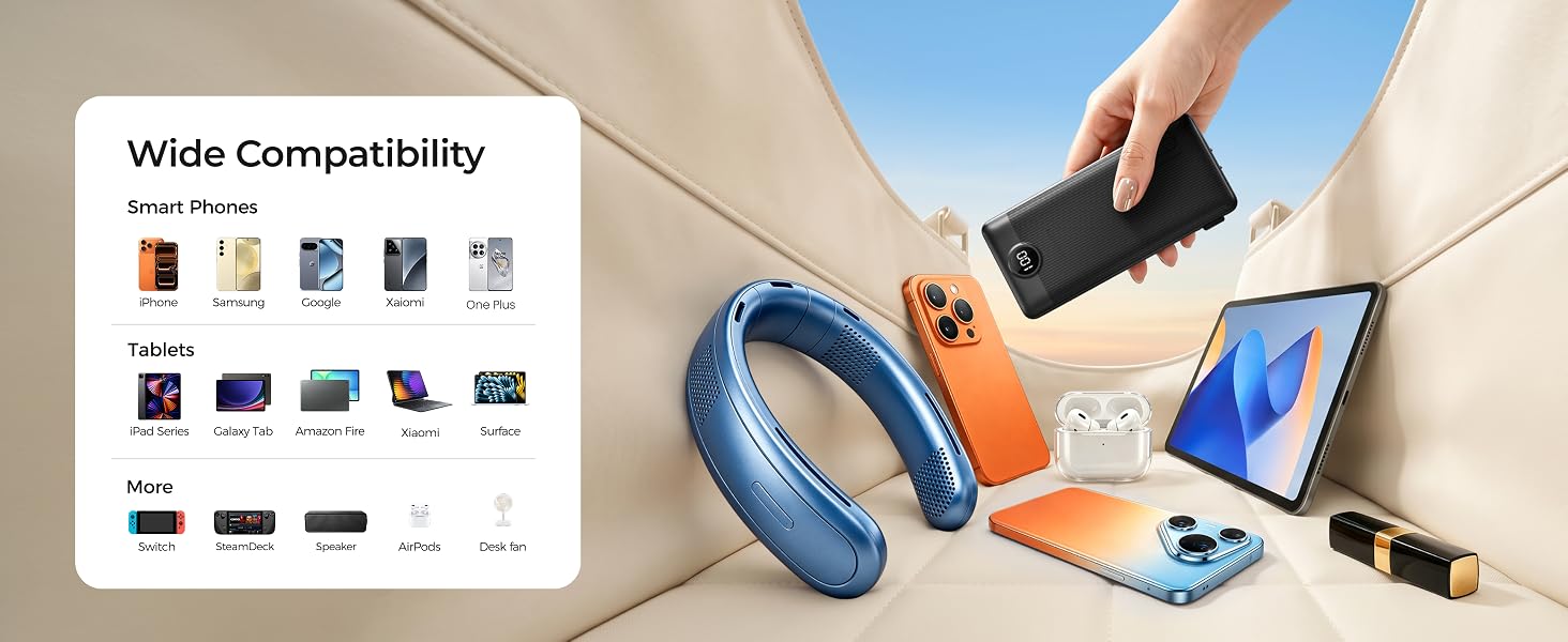 portable charger with built in cable