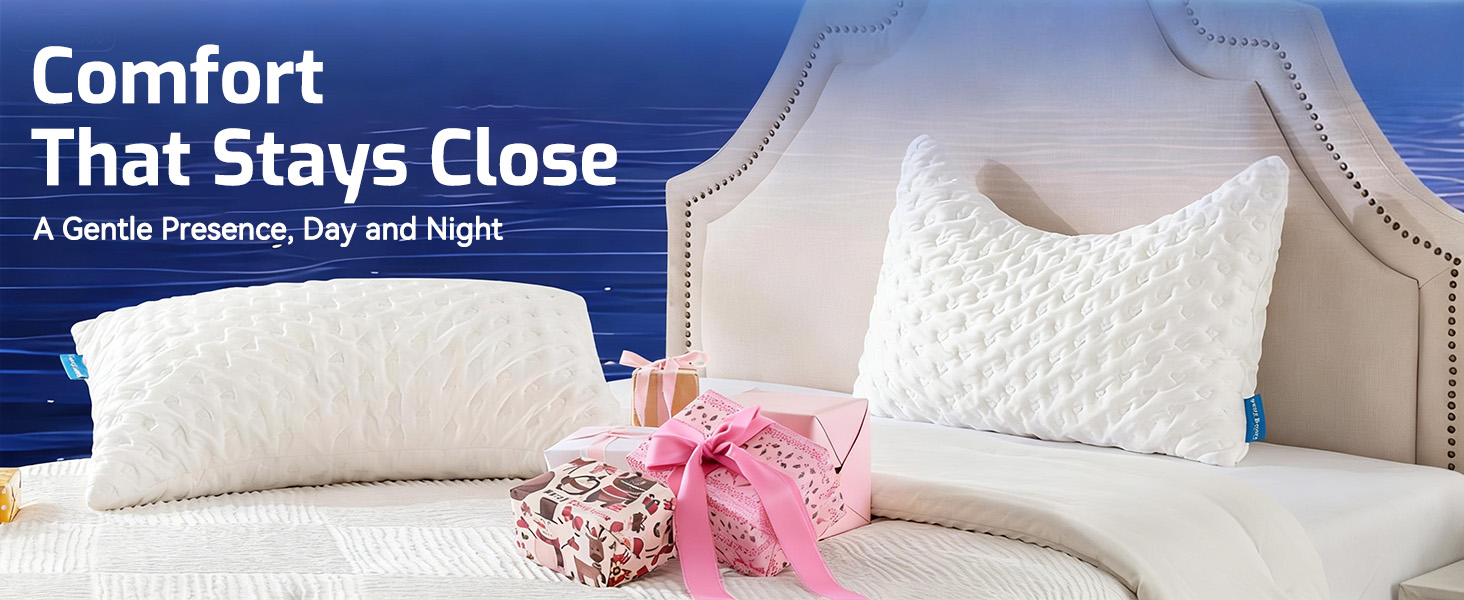 side sleeper pillow for neck pain relife valentine'd day gift choice