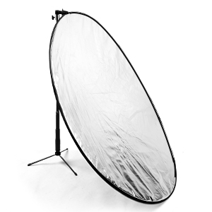 43 Inch/110 CM Light Reflector 5-in-1 Collapsible Reflectors kit with Light Stand