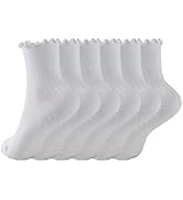 Nymmoata 6-Pack Mesh Pilates Socks: Cute Woman Grip Socks for Yoga Girls Aged 18-28 - Breathable ...