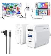 Switch Dock Charger for Nintendo Switch/OLED, 30W HDMI Adapter Switch Docking Station Replacement...