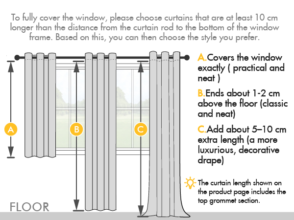 Curtain panel sets decor black out thermo block sun privacy energy efficient lightweight solid