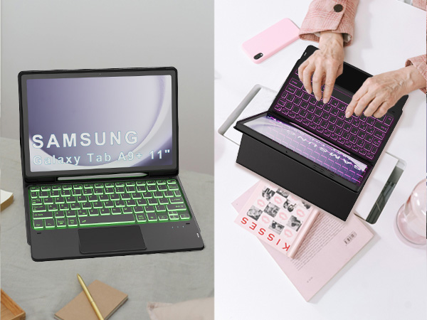 galaxy tab a9+ 11.0 keyboard case
