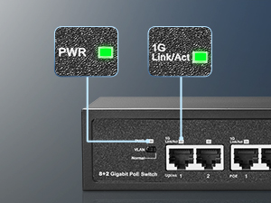10 port gigabit poe switch