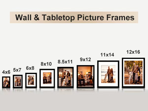 wall and tabletop picture frames
