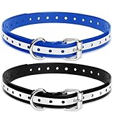 PaiPaitek Shock Collar Replacement Strap for Most of Training Collar, 3/4 Inch Dog Collar Replace...