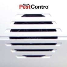Closeup image of speaker on the front of the cordless ultrasonic pest repeller