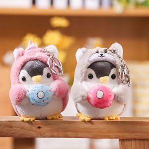 cute penguin keychain