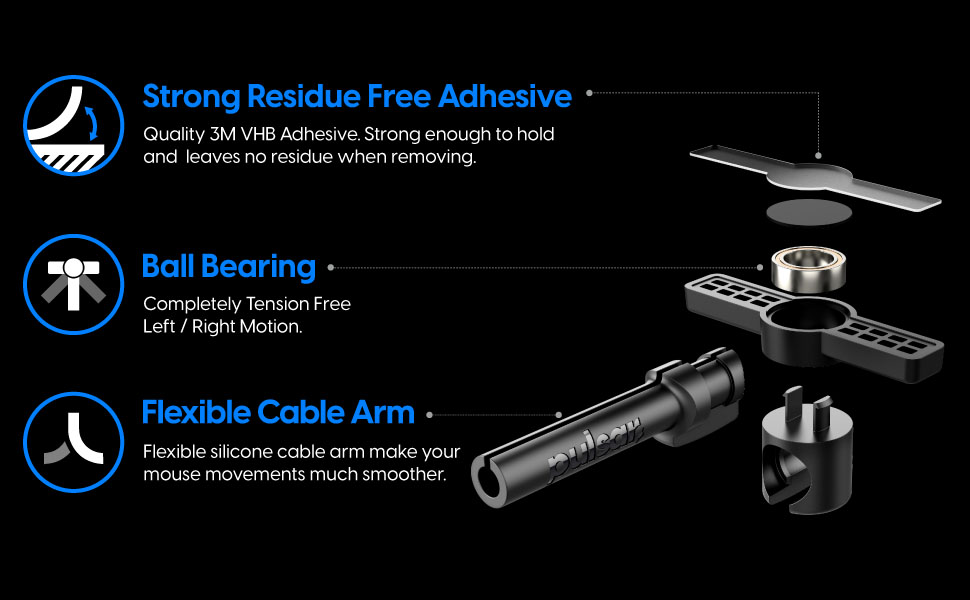 Pulsar Micro Bungee ES mouse cable bungee