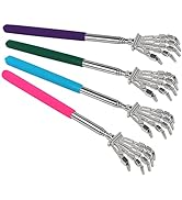 SinLoon Telescoping Back Scratcher, Metal Portable Backscratchers Massager,with Rubber Handled fo...