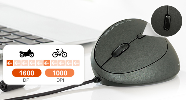 ergonomic mouse left handed