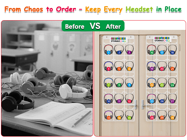 Headphone Storage Classroom