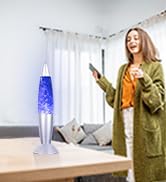 glitter lamp
