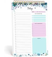 Thboxes 60 Pages To Do List Notepad, 6.7” X 9.8” To Do List Notebook Tear Off for Work Woman & Ma...