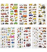 24 Sheets(400+) Car 3D Puffy Stickers for Toddlers Kids, Bulk Preschool Sticker Sheets for Reward...