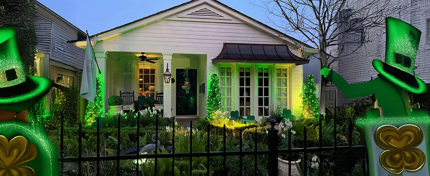 Green St. Patrick's Day Lights