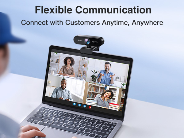 EMEET NOVA 1080P Webcam with Microphone