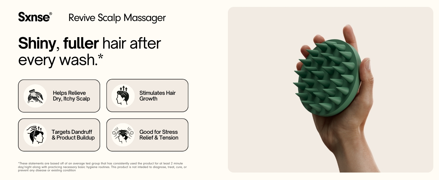 Revive Silicone Scalp Massager