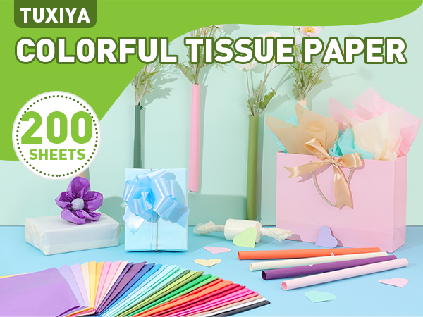 COLORFUL TISSUE PAPER