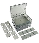 Vidifor 2 Pack Plastic Storage Organizer Box, Storage Container, Jewelry Organizer, Parts Storage...