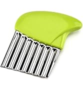 Crinkle Cutter Stainless Steel Potato Carrot Chip Vegetable Crinkle Wavy Chopper Cutter French Fr...