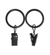 Curtain Rings With Clips curtain drapery clips rings with rod clip hooks for curtains ring hangers