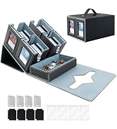 Henyopet Commander Deck Box for MTG 400+ Double-Sleeved Card Storage, Trading Card Storage Box wi...