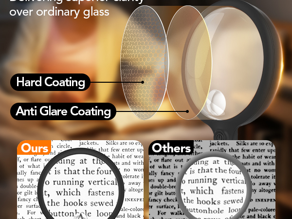 magnifier with light