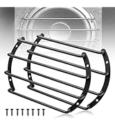 NuIth 8 Inch Metal Subwoofer Grill, 4 bar Audio Speaker Grill Cover Protector, 8 Inch Black Car B...
