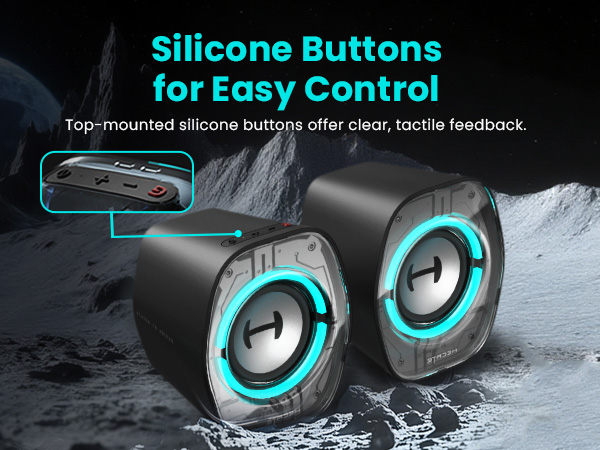 Silicone Buttons for Easy Control