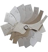 RIVERWELD 8 Piece Fillet Weld Set 1-1/8" increments to 2" Inch RL Gauge Welding Inspection Test U...