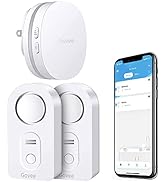 Govee WiFi Water Sensor 2 Pack, 100dB Adjustable Alarm and App Notifications, Leak and Drip Alert...