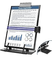 TONOS Paper Stand Document Holder - Quality Document Holder for Desk, Paper Stand for Desk When T...
