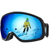 AzureWings Ski Goggles Over Glasses with Dual lens, Anti-fog Anti-UV Snow Goggle for Men Women Yo...