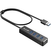 SmartQ H302S USB 3.0 Hub for Laptop with 2ft Long Cable, Multi Port Expander, Fast Data Transfer ...