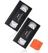 Arsvita VHS / VCR Head Cleaner, 2 Pack Video Head Cleaning Kit for VHS / VCR Players, Dry