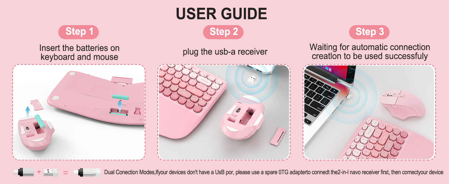 Ergonomic Wireless Keyboard