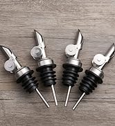 Pafusen 4 Pack Weighted Liquor Pour Spout, Auto Flip Olive Oil Dispenser Spout, Pour Spout for Li...