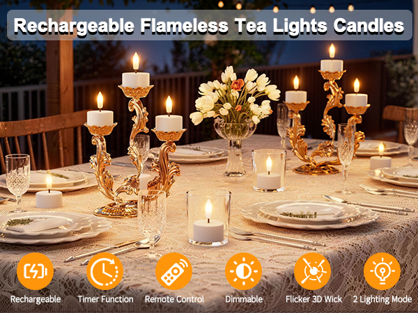 rechargeable candles