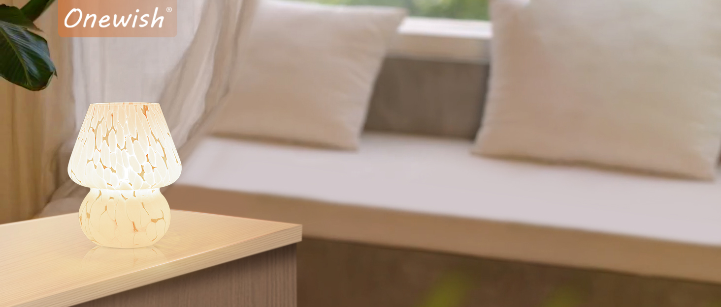 white table lamp