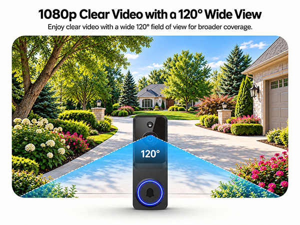 120°Wide View
