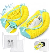 Shoe Washing Machine Bag, Shoe Laundry Bag for Washer and Dryer, Include Dry Net Bag, Reusable an...