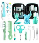 Baby Healthcare and Grooming Kit, 20 in 1 Portable Baby Safety Care Set with Hair Brush Comb Nasa...