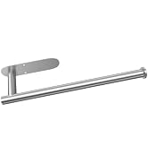 Paper Towel Holder Under Cabinet for Kitchen, Self-Adhesive or Drilling, Paper Towel Holder Wall ...
